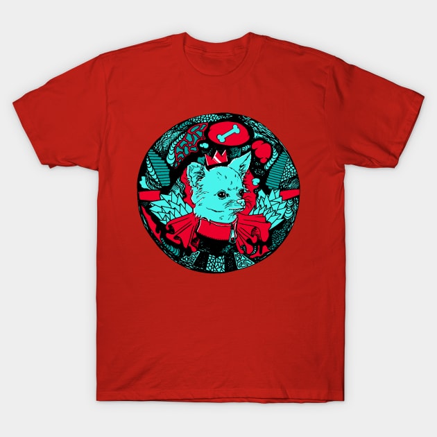 Turqred Circle of the Chihuahua T-Shirt by kenallouis